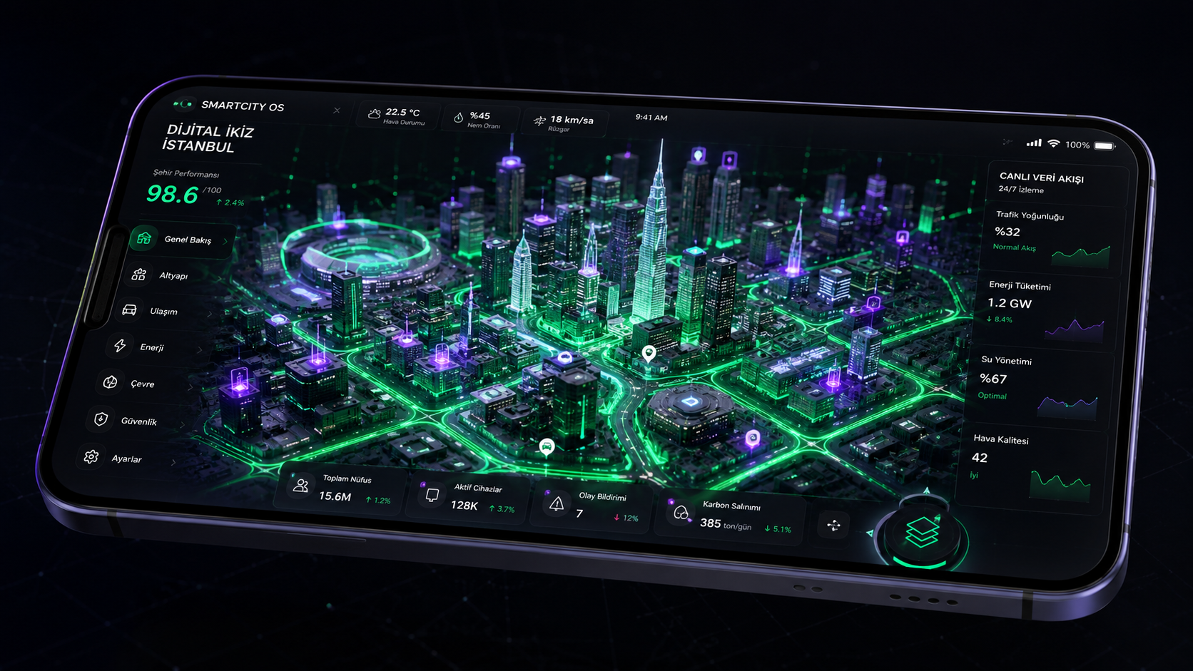 Batun 3D Mobile Mockup